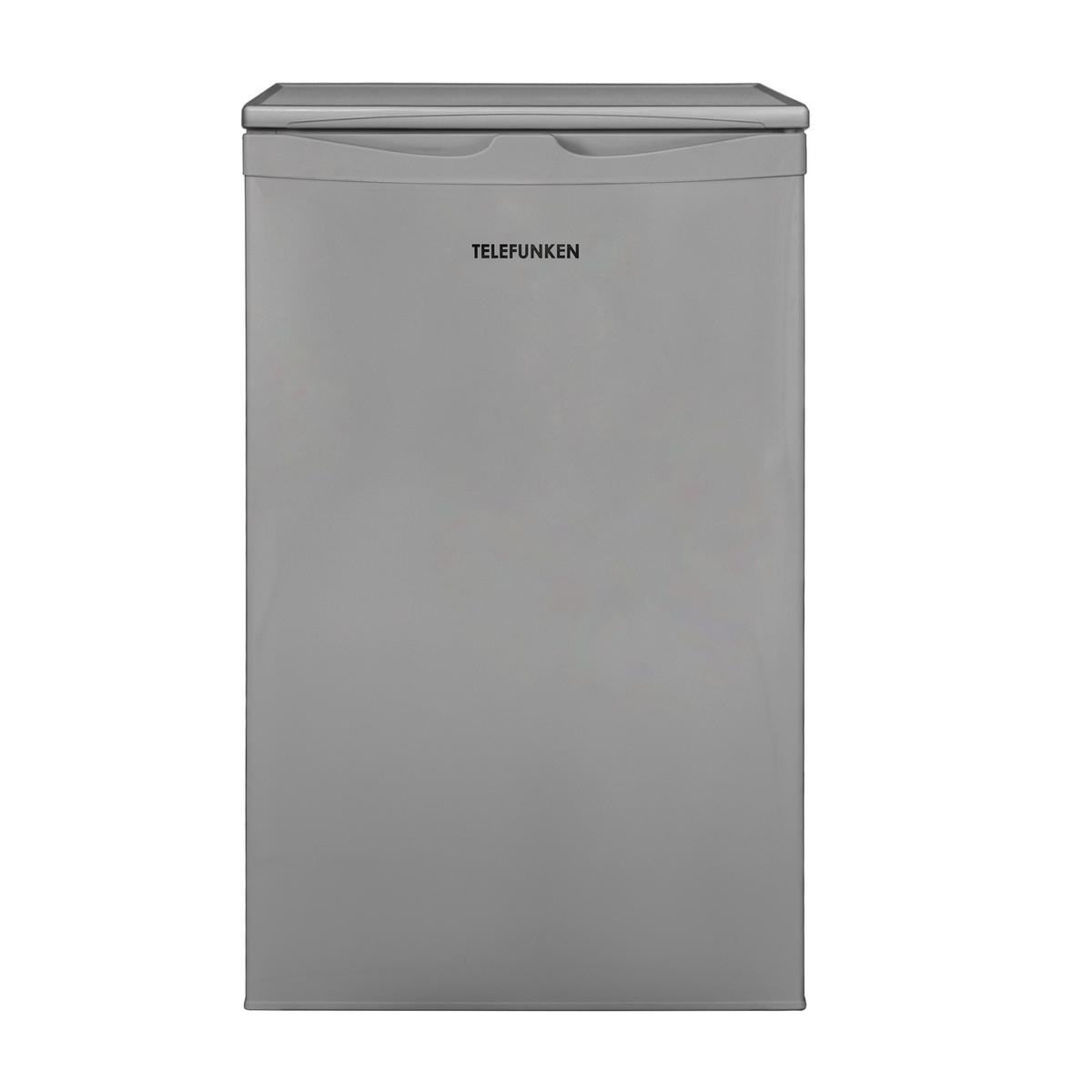 GEFRIERSCHRANK, 63 Liter Nutzinhalt, 4-Sterne, klein, leise, silber, CF-34-101-S - Silberfarben, Kunststoff/Metall (48/82.1/51cm) - Telefunken