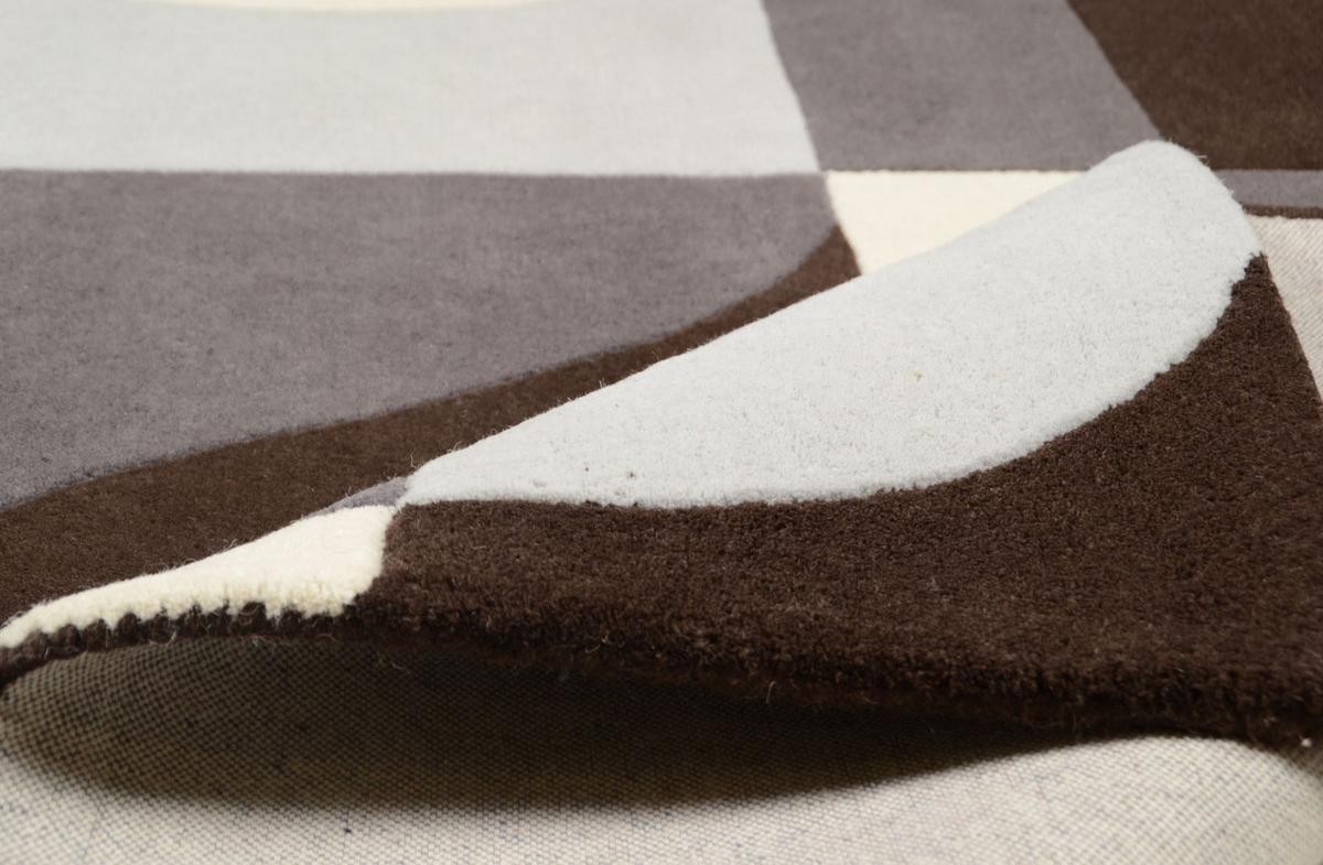 HANDTUFTTEPPICH Hawai 70x140 cm - Grau, Textil (70/140cm) - THEKO