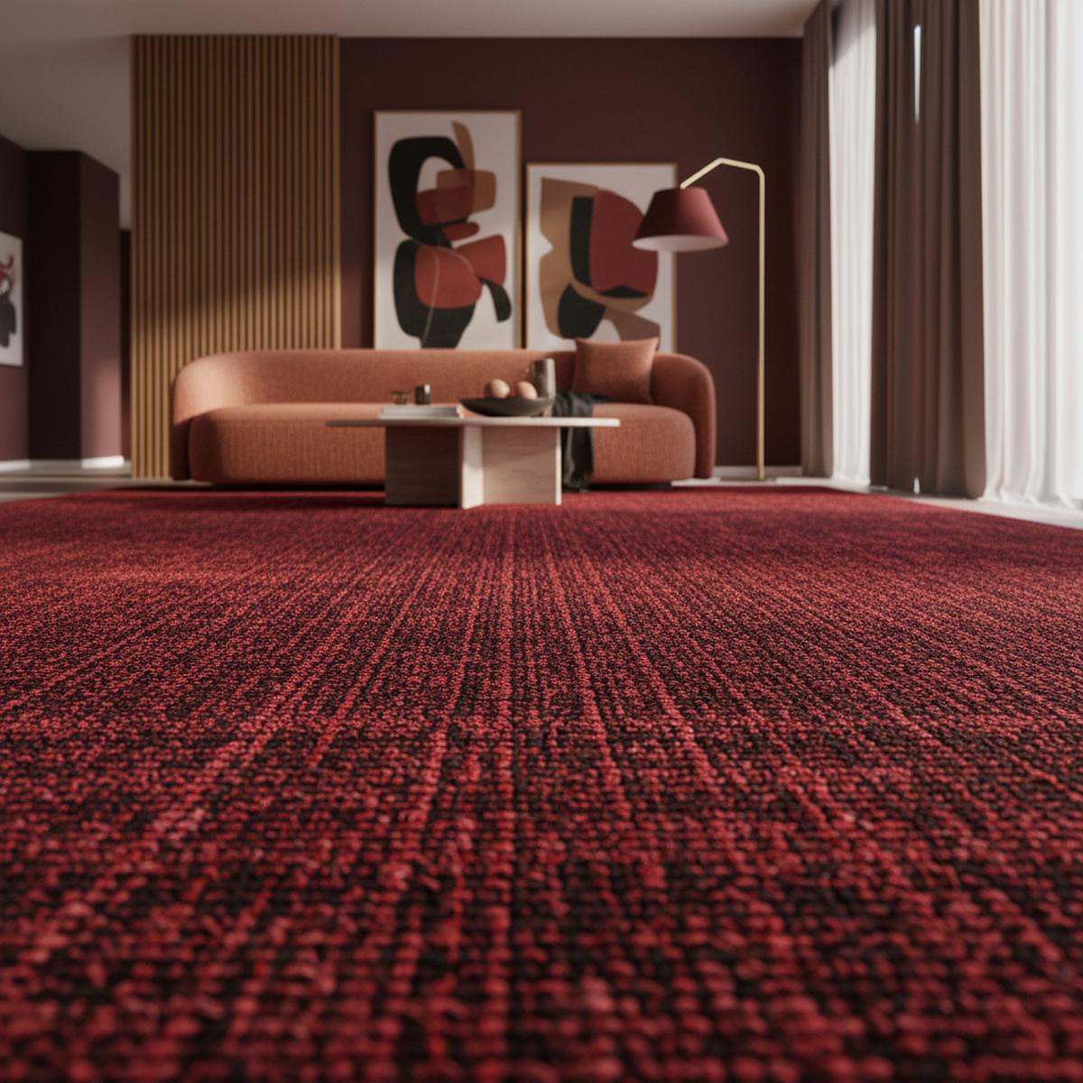 TEPPICH aus Baumwolle Waschbar KOFEL in Rot, einfarbig, 80 x 250 cm - Rot, Textil (250/80cm) - KADIMA DESIGN