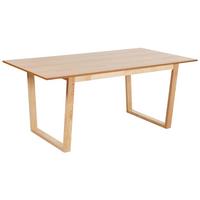ESSTISCH Holz hellbraun 180/95 cm Camden - Hellbraun, Holzwerkstoff (180/95/76cm) - Beliani