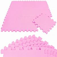 SPIELMATTE ab Null - 90 cm Baby Puzzlematte Pink - Pink, Kunststoff (30/30cm) - Littletom