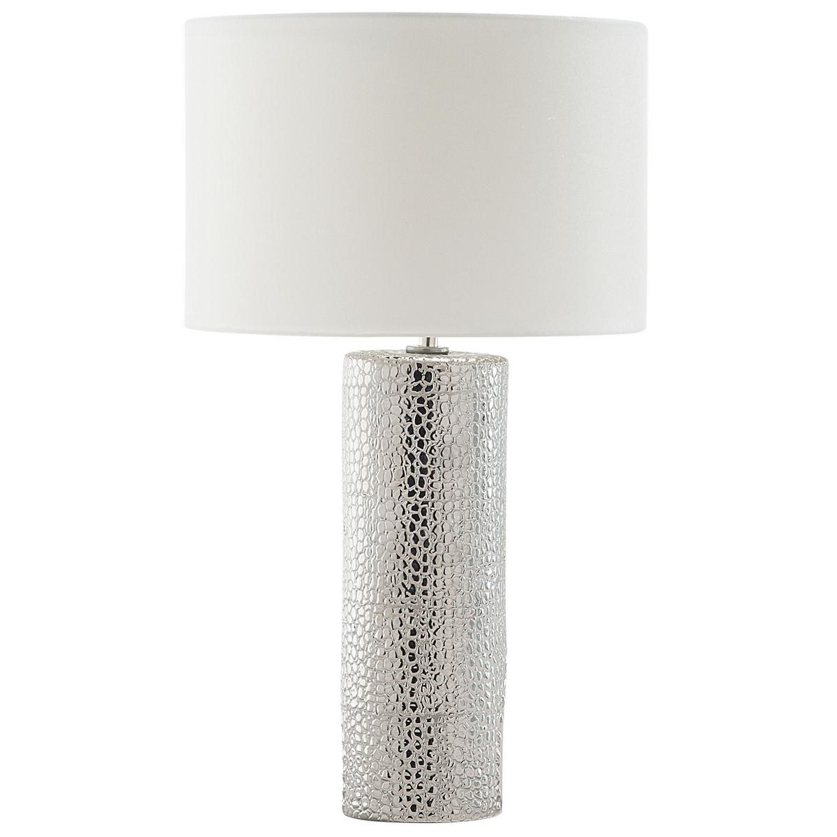TISCHLAMPE Aiken 30/30/52 cm - Weiß, Keramik (30/30/52cm) - Beliani