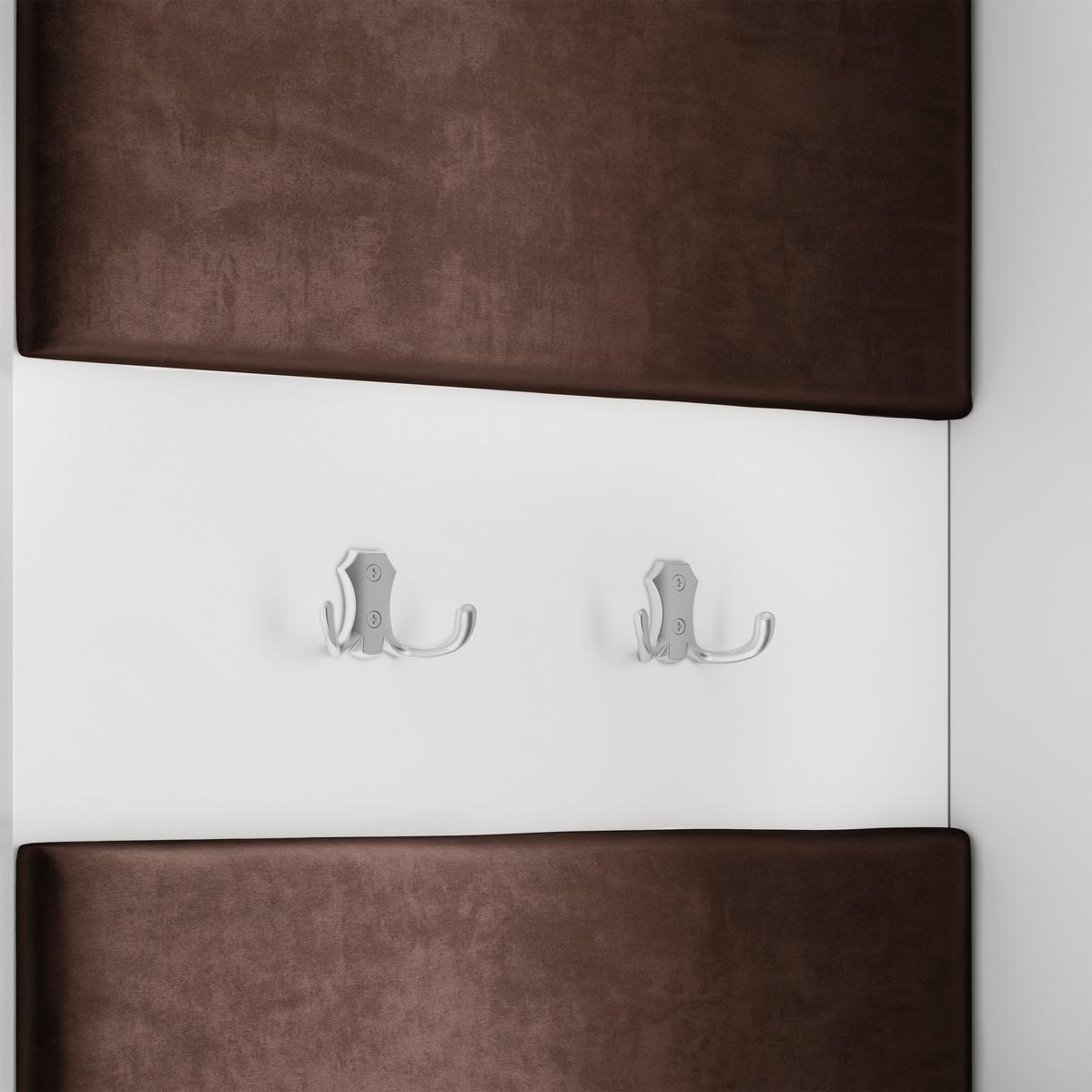 GARDEROBENSCHRANK VIRA 95/181/51 cm Modern Garderobe-Set Kaschmir - Kaschmir/Braun, Holzwerkstoff (95/181/51cm) - MASSENO