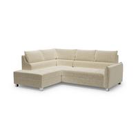 ECKSOFA Marno - Creme, Holzwerkstoff/Textil (260/200cm) - Fun Möbel