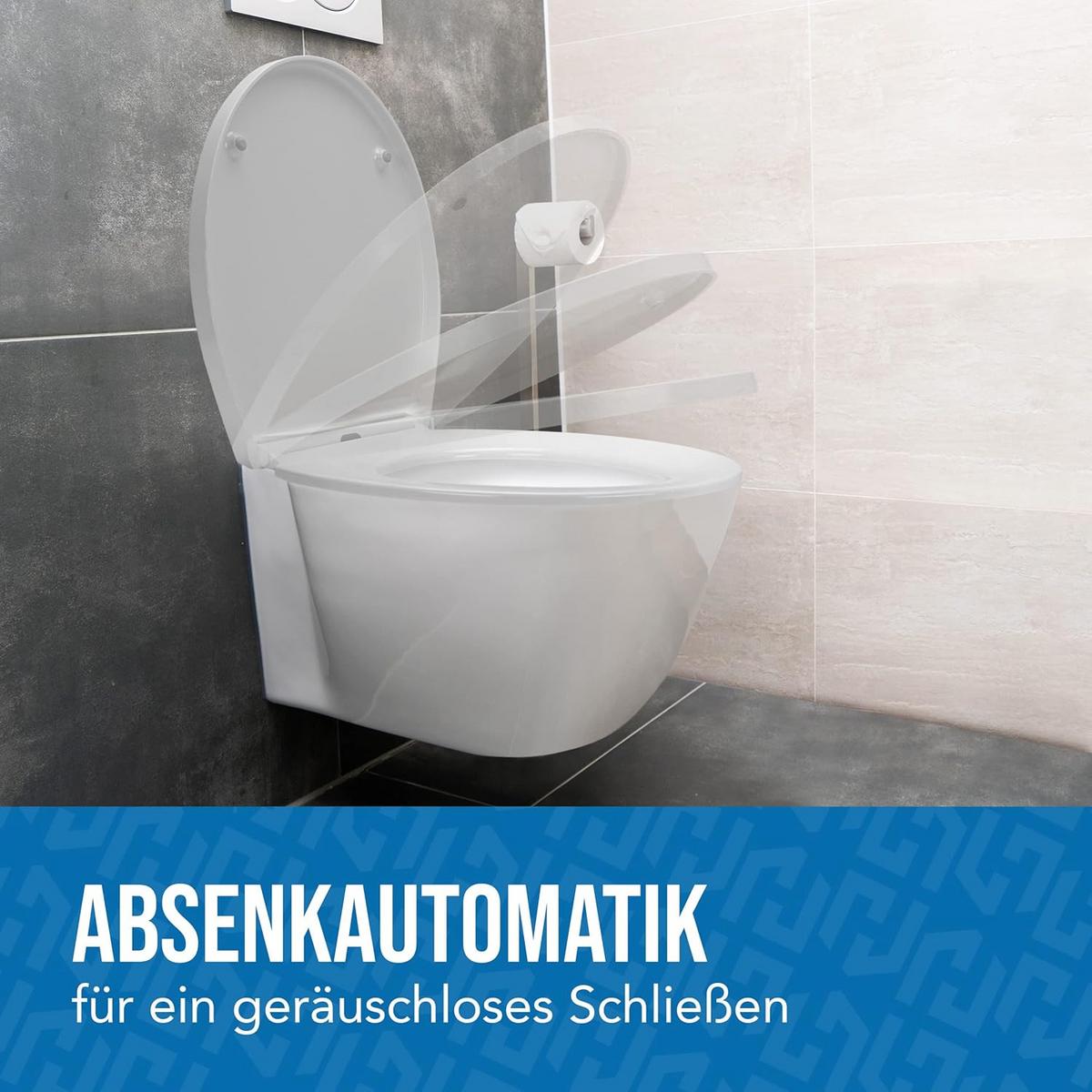 TOILETTENSITZ - Weiß, Kunststoff (37/46/46cm) - Lion Home	