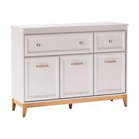 KOMMODE Windsor W-01 - Kaschmir/Eichefarben, Holz/Holzwerkstoff (136/100/41cm) - MIRJAN24