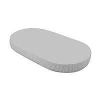 BABY Spannbettlaken 7in1 oval - Grau, Textil (73/125cm) - waldin