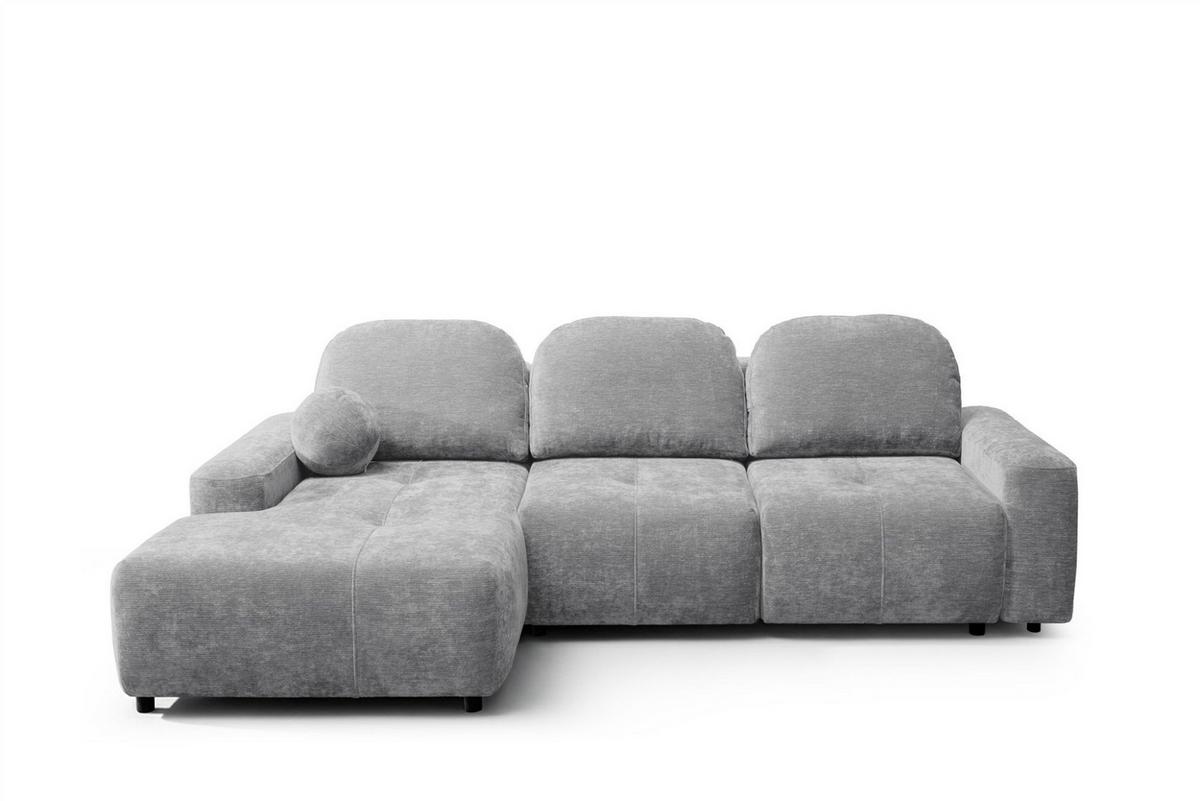 ECKSOFA Argos In Vibe - Grau, Holzwerkstoff/Textil (170/267cm) - Fun Möbel