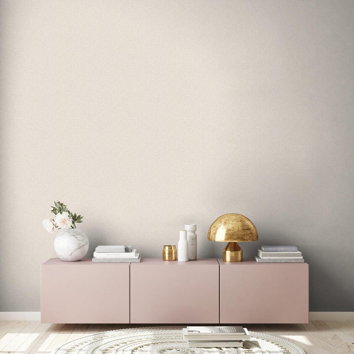 VLIESTAPETE Beige 53/1005 cm - Beige, Kunststoff/Textil (53/1cm) - KUNSTLOFT