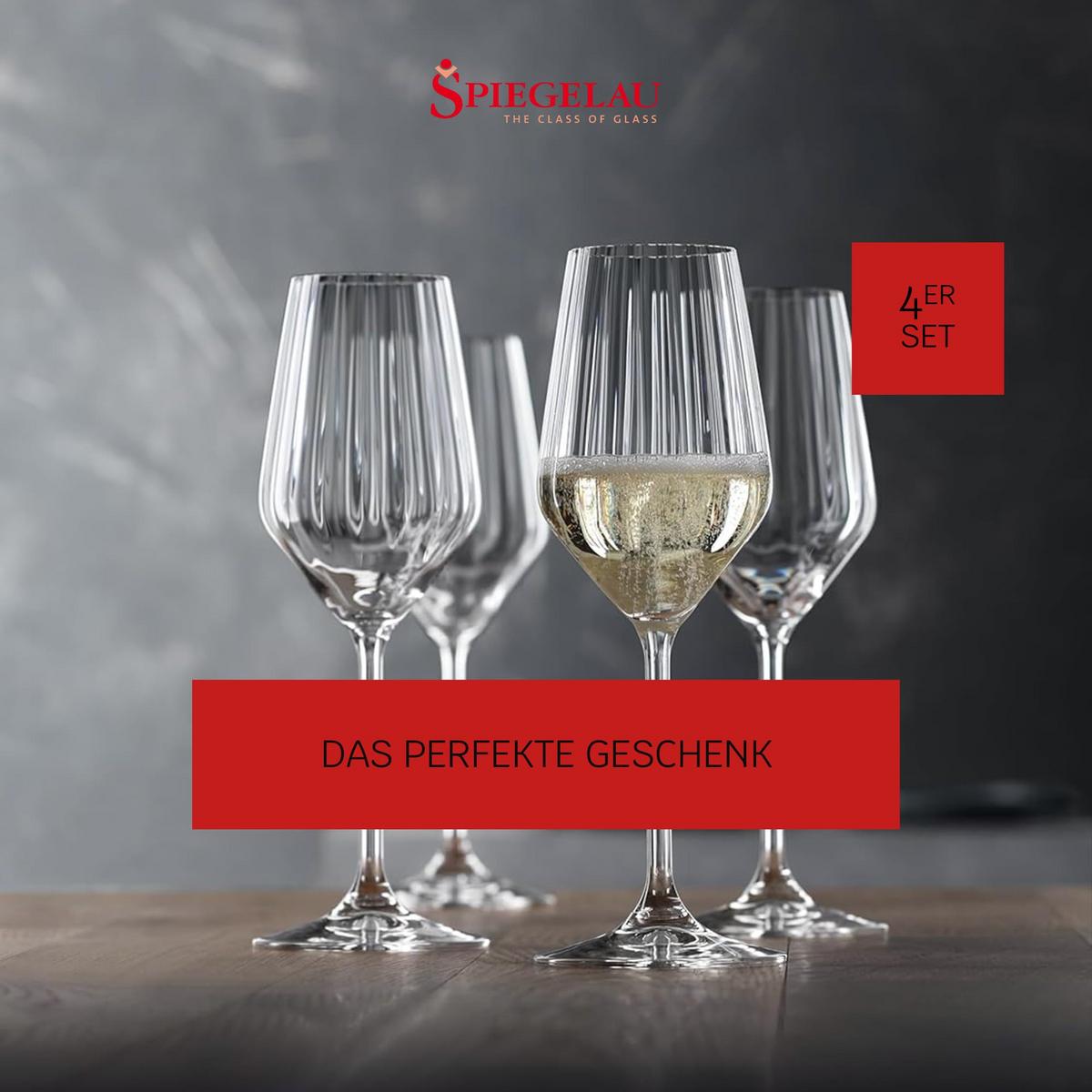 CHAMPAGNERGLÄSER Lifestyle transparent 310 ml 4er Set - Transparent, Glas (0.31L) - Spiegelau