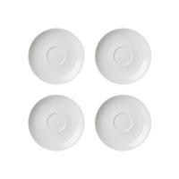 CAPPUCCINOUNTERTASSEN Bianco weiß ø 16.0 cm 4er Set - Weiß, Keramik (16cm) - Ritzenhoff Breker