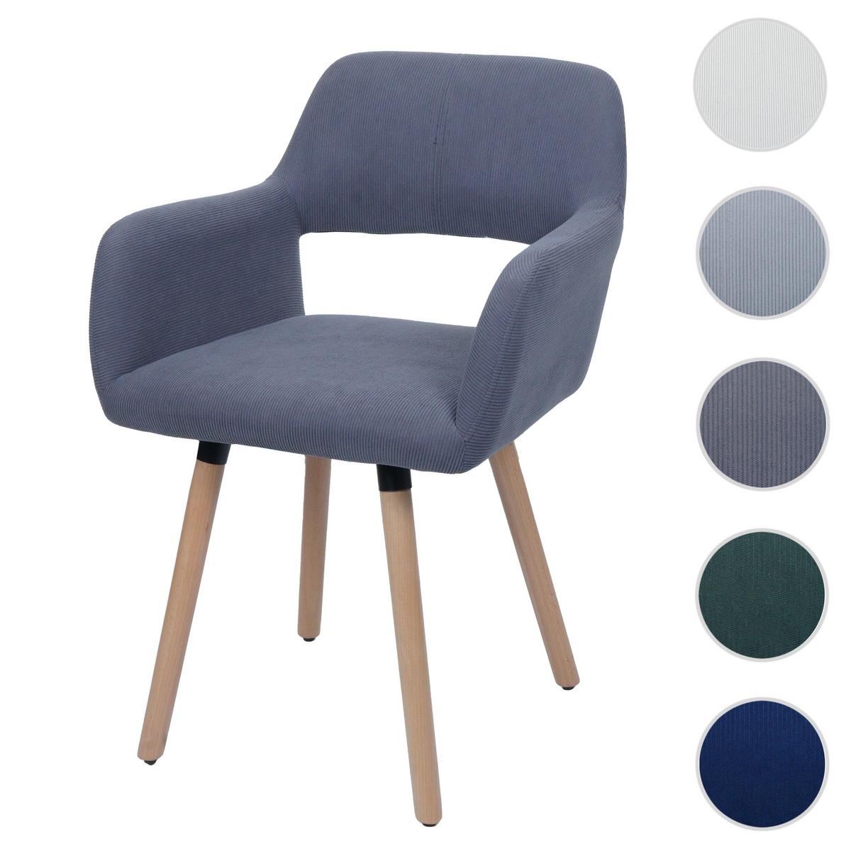 ESSZIMMERSTUHL Grau - Dunkelgrau/Grau, Textil (56/80/53cm) - MCW
