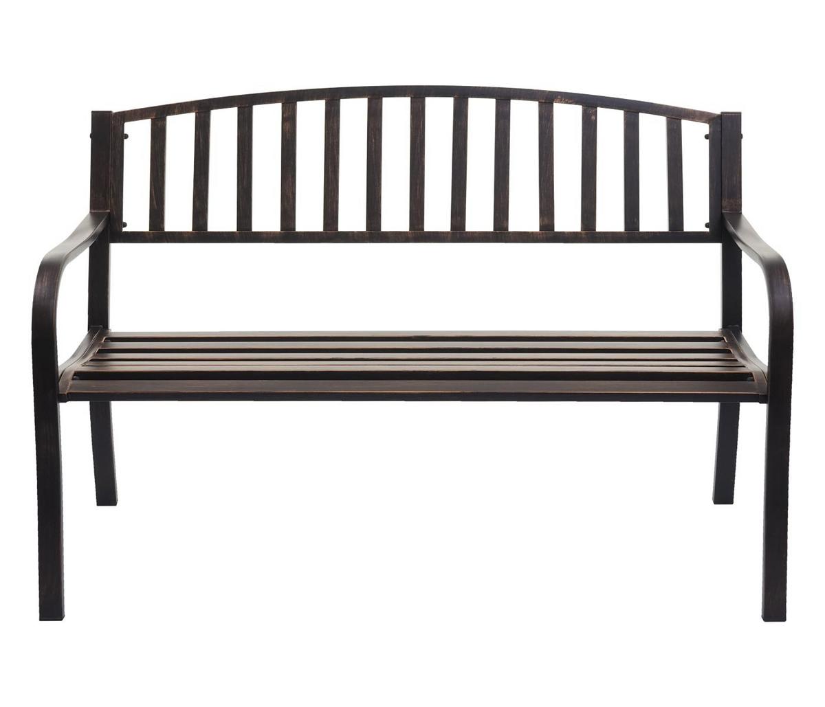 GARTENBANK Bronze - Bronzefarben, Metall (128/87/58cm) - MCW