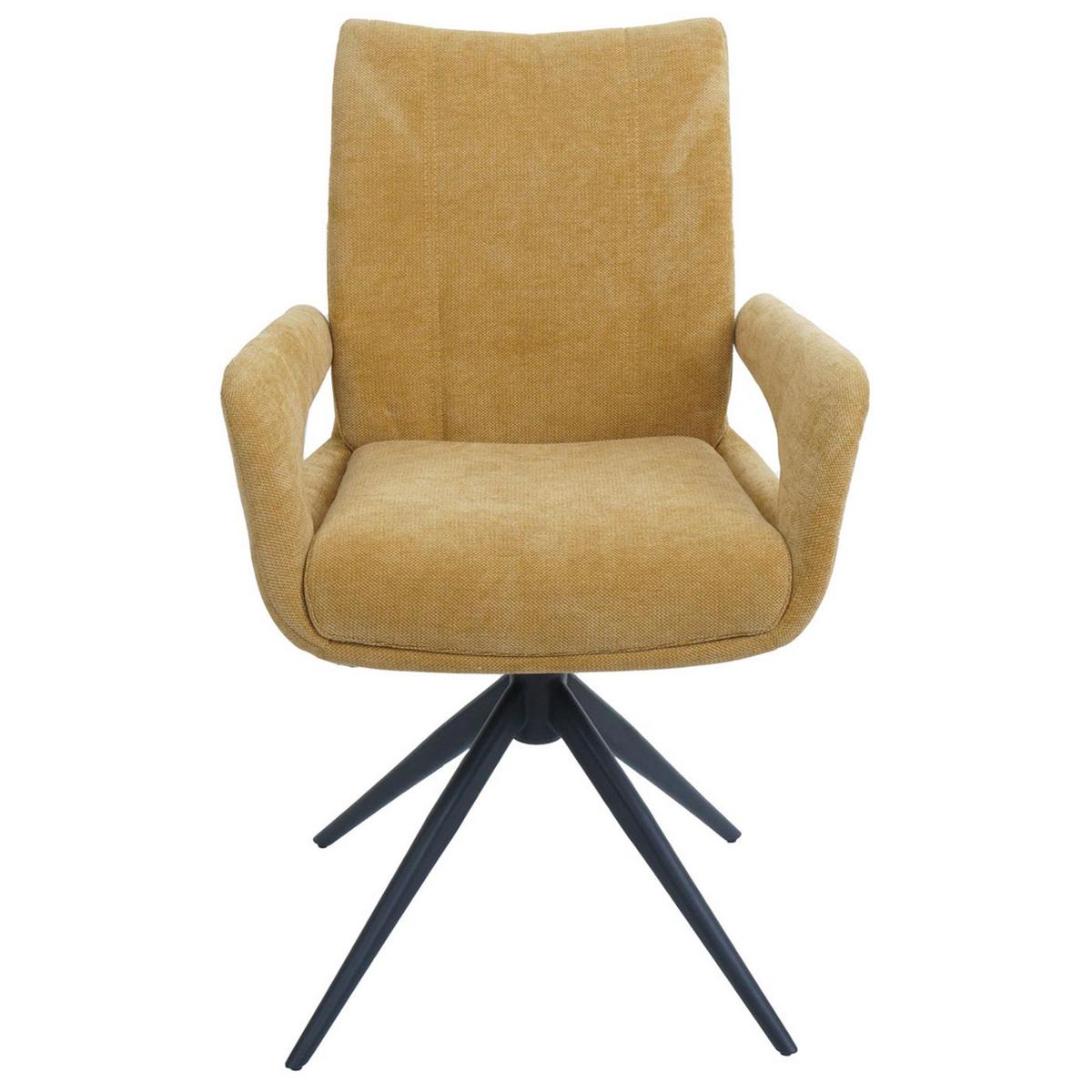 ESSZIMMERSTUHL Gelb - Currygelb/Gelb, Textil (60/90/60cm) - MCW