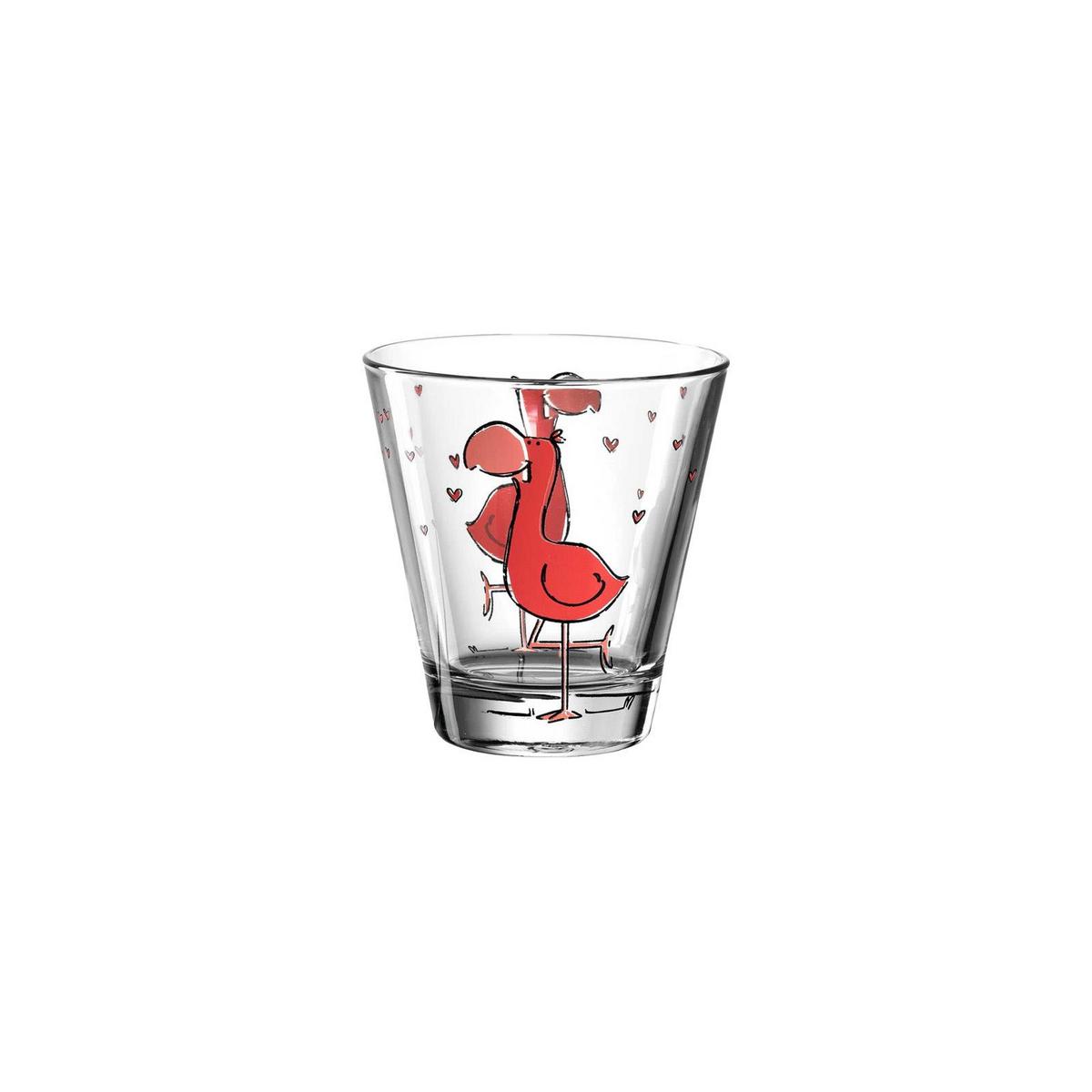 KINDERBECHER Bambini Sortiert 215 ml 6er Set - Multicolor, Glas (0.215L) - Leonardo Living