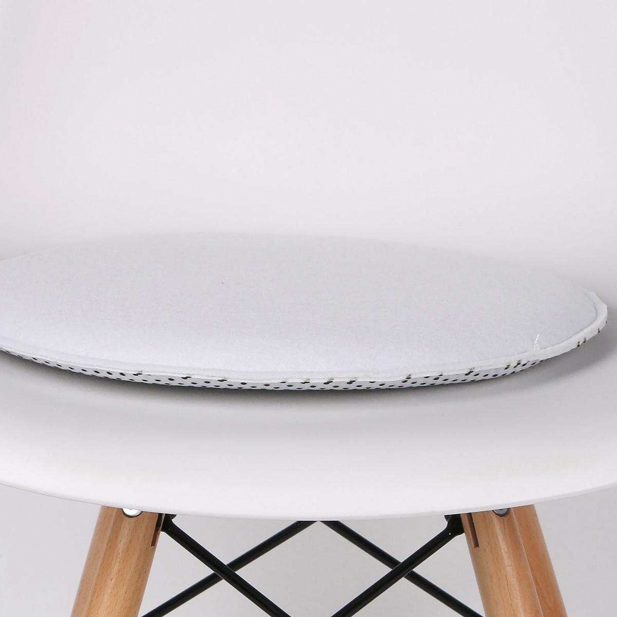 SITZKISSEN LESLIE 4er-Set weiß - Weiß, Textil (35/35/2cm) - IDIMEX