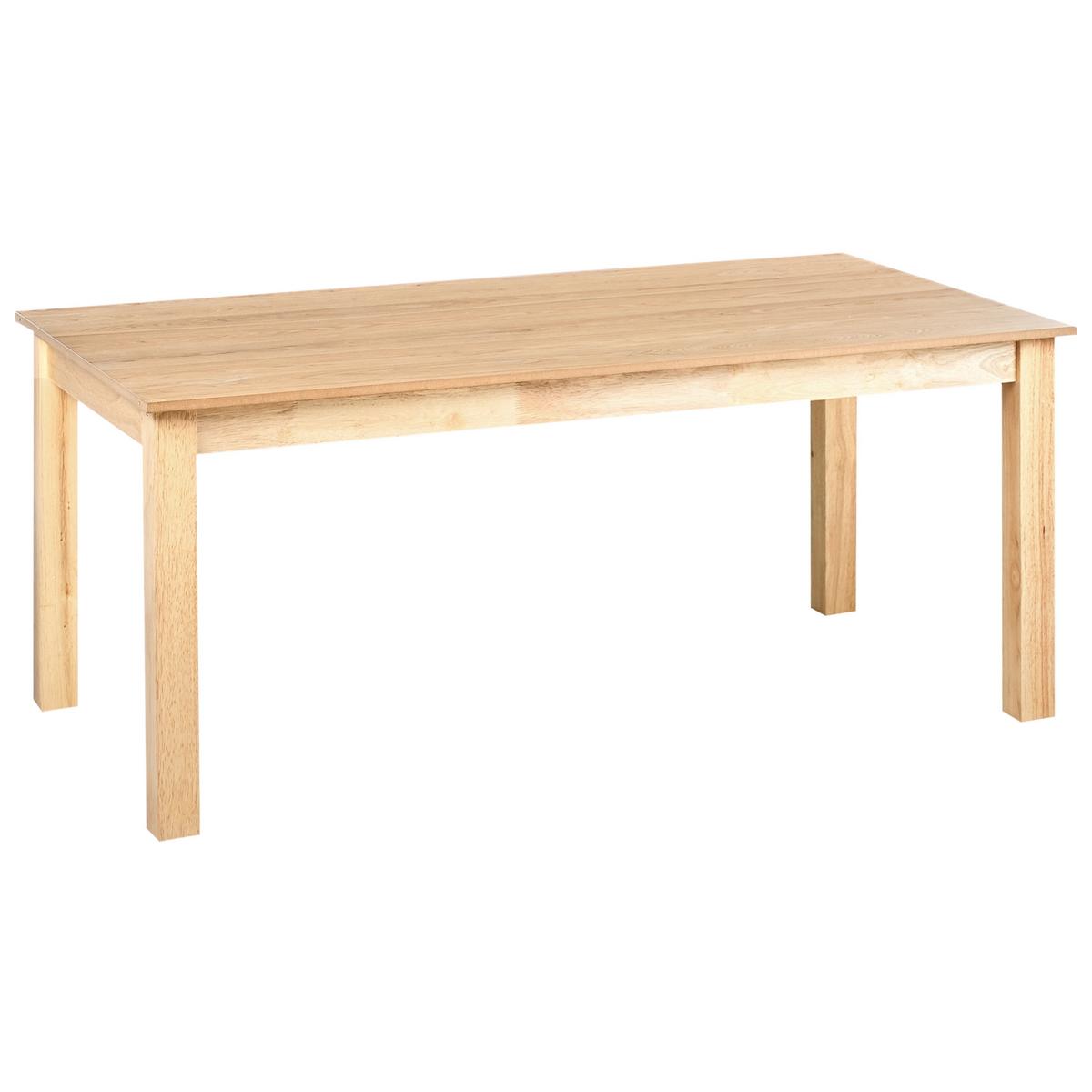 ESSTISCH ausziehbar Helle Esche 180-280/100 cm Madura - Hellbraun, Holzwerkstoff (180/100/76cm) - Beliani