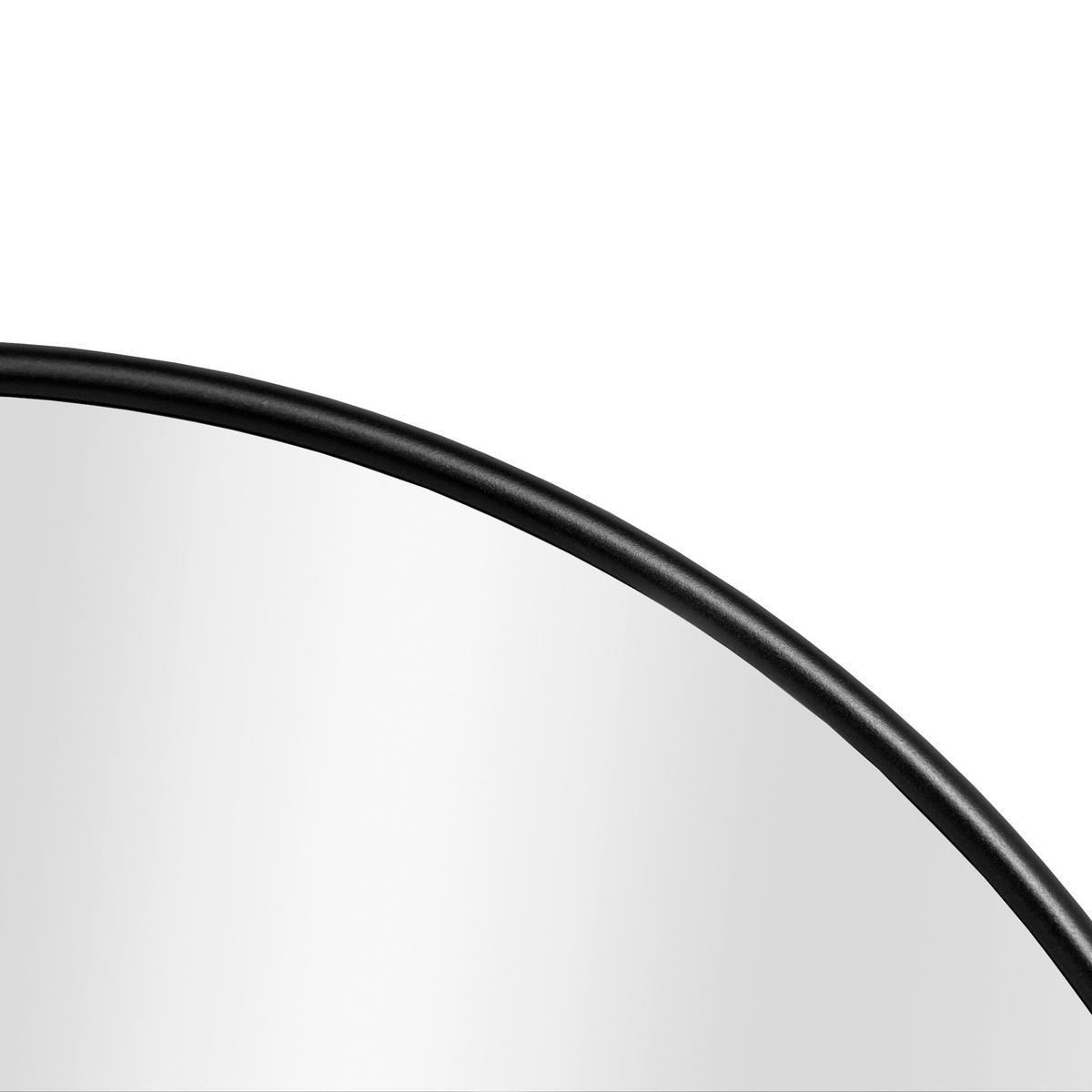 WANDSPIEGEL Ordona - Schwarz, Glas/Metall (40/2.8/40cm) - [en.casa]