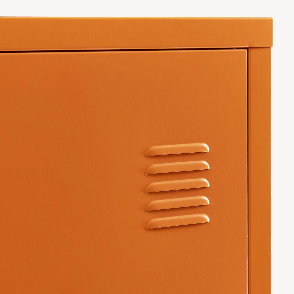 EINZELSPIND Kurikka - Orange, Metall (38/137/38cm) - [en.casa]