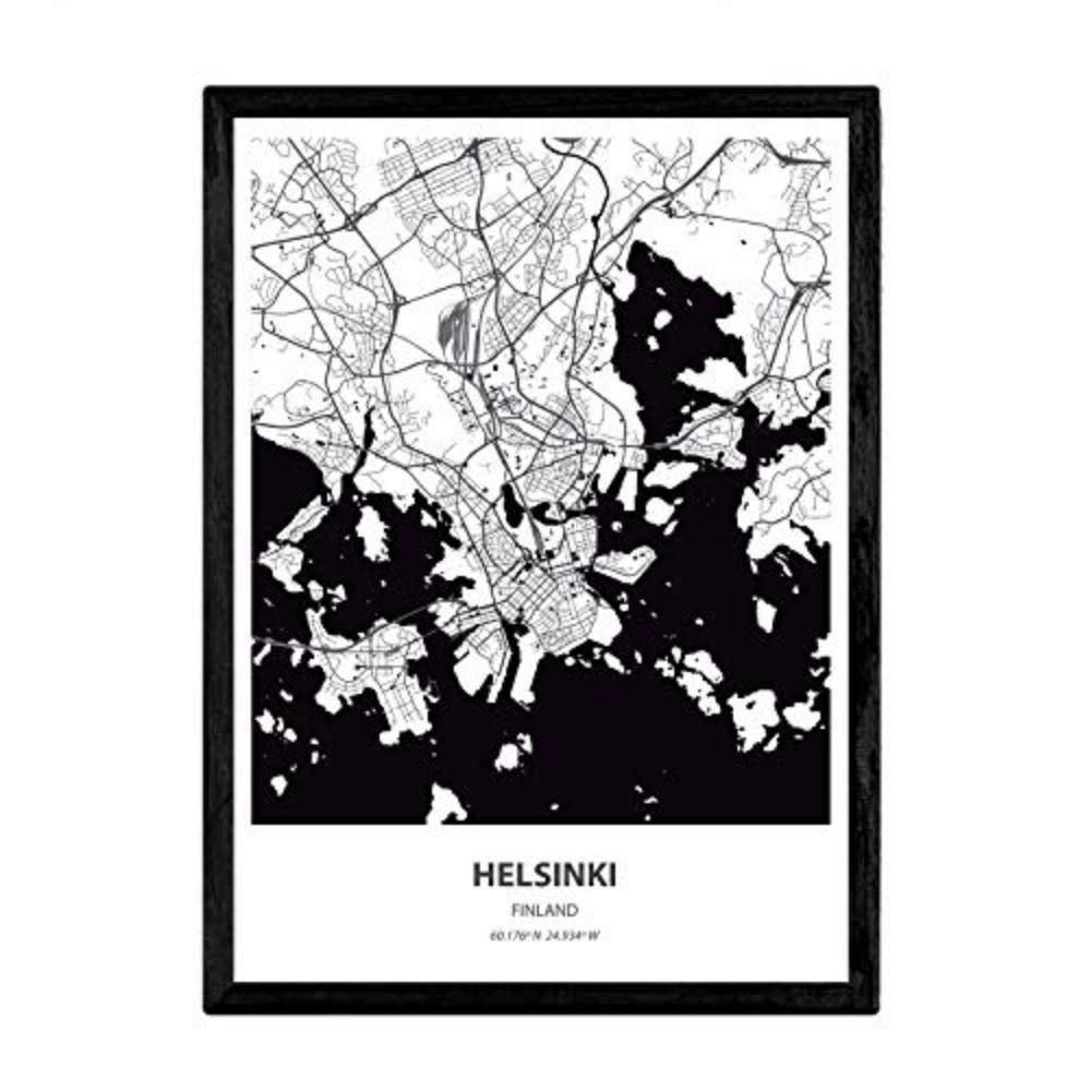 POSTER Helsinki - Finnland A3 Rahmenlos - Klar, Papier (29.7/5/42cm) - Nacnic