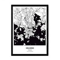 POSTER Helsinki - Finnland A3 Rahmenlos - Klar, Papier (29.7/5/42cm) - Nacnic