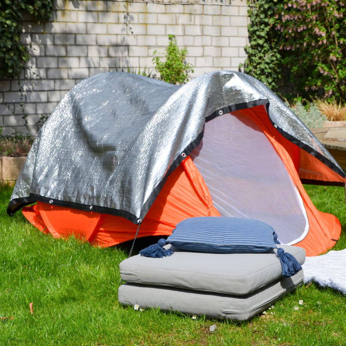 ALUMINIUM-SCHATTENNETZ 6/7 m, Silberfarben - Silberfarben, Metall (600/700cm) - Amanka