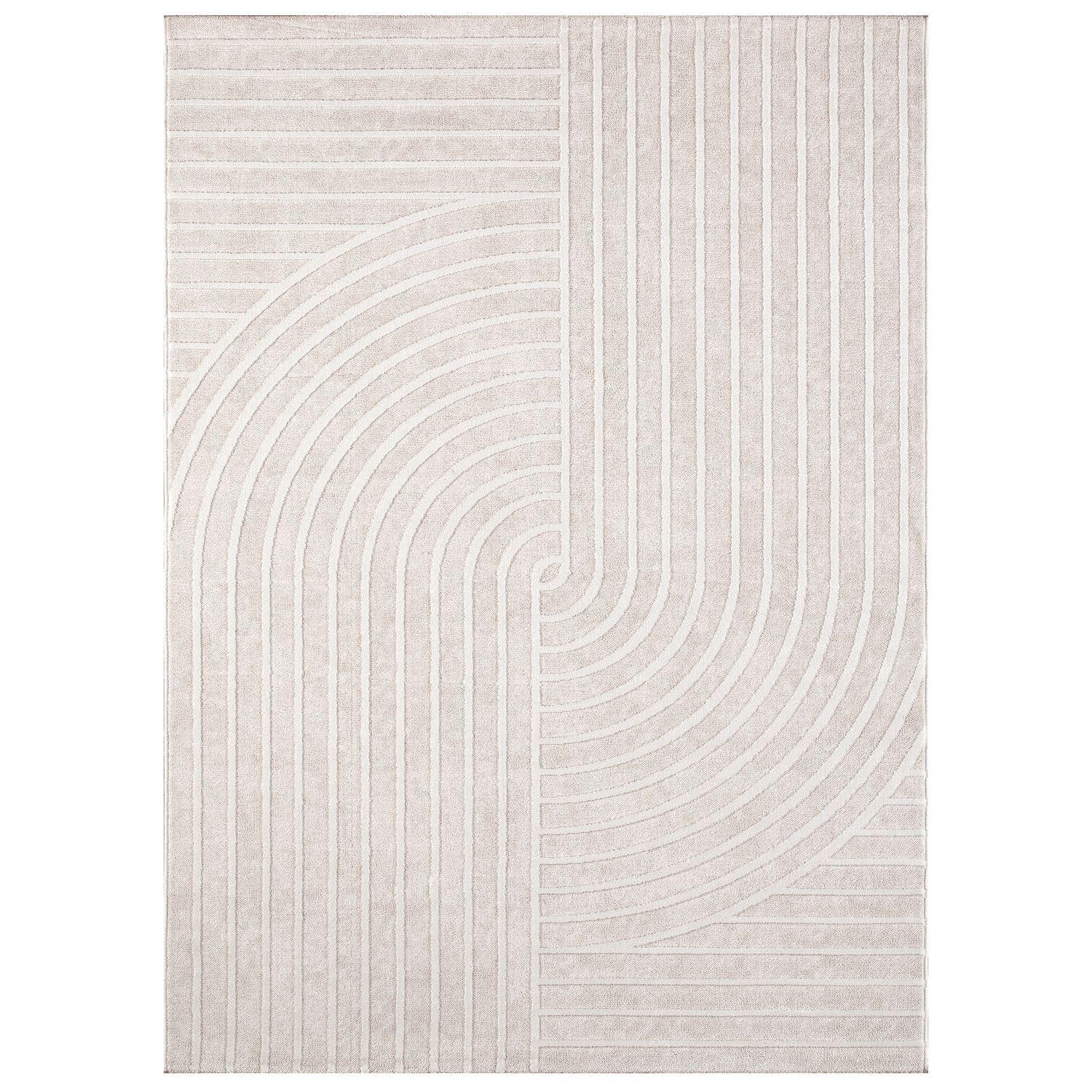 FLACHWEBETEPPICH Boho Creme 200 x 280 cm - Creme, Kunststoff (200/280cm) - TT Home