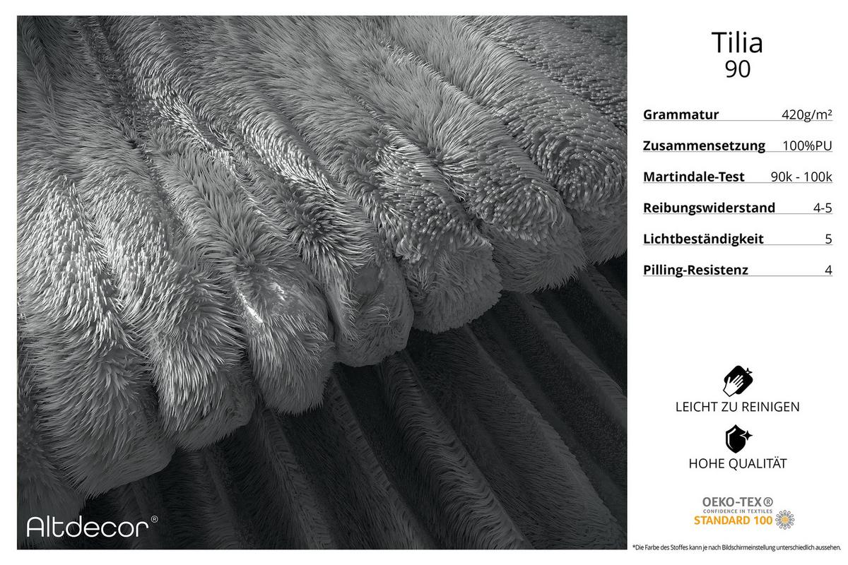 POLSTERBETT mit Bettkasten und Lattenrost, Bett mit Matratze H3/H4 - ALOVA 160x200 Dunkelgrau - Dunkelgrau, Holzwerkstoff/Textil (160/200cm) - ALTDECOR