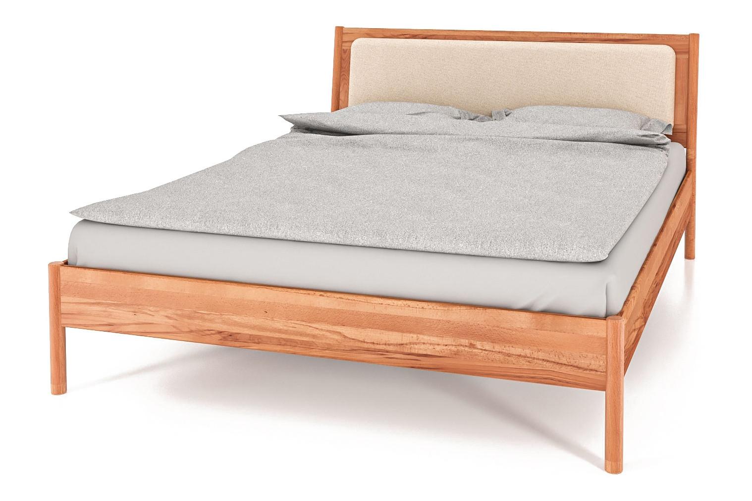 BETT MIT POLSTERKOPFTEIL INA 80x200 Kernbuche - Kernbuche, Holz (80/200cm) - byoak
