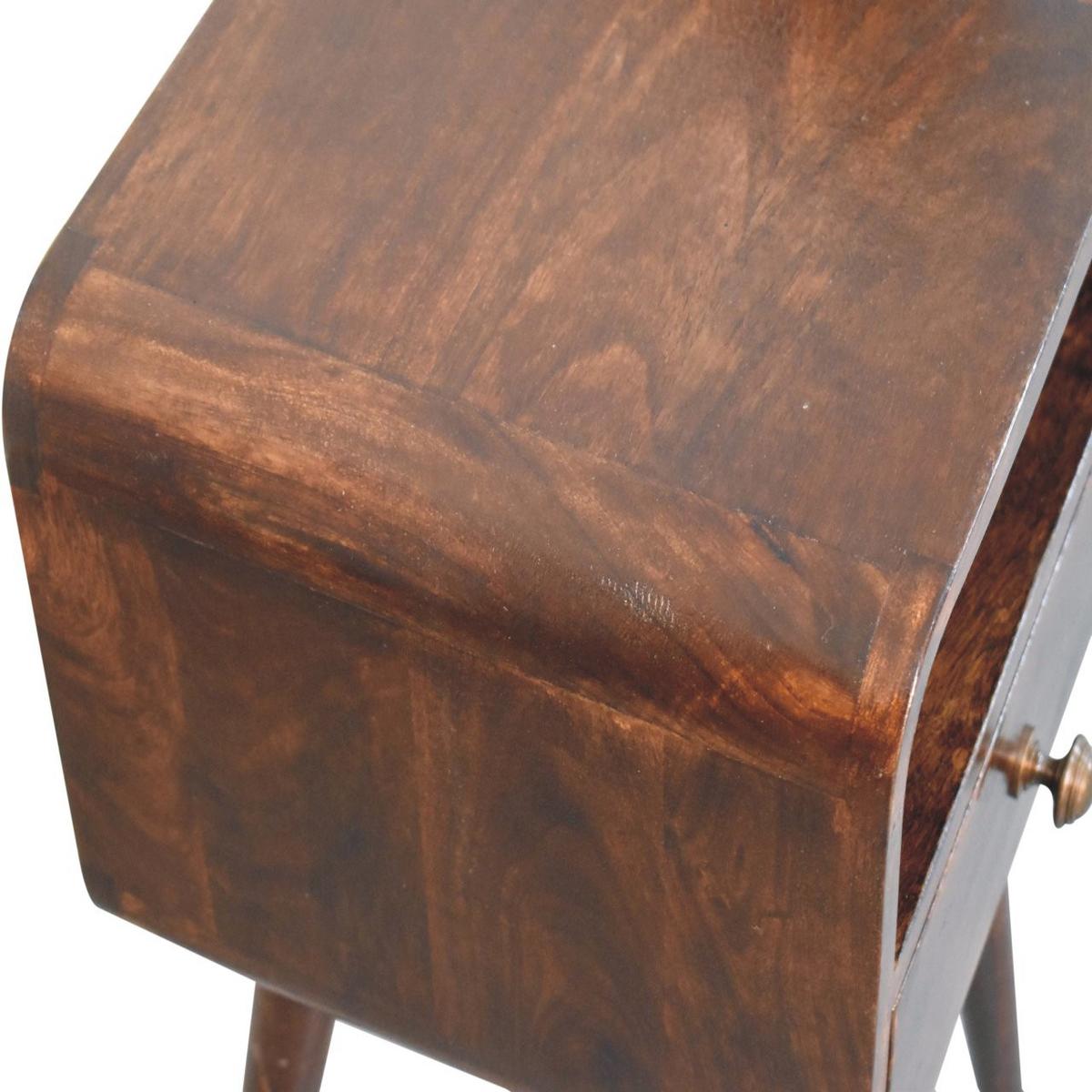 NACHTTISCH California - Braun, Holz (30/55/30cm) - Artisan Furniture
