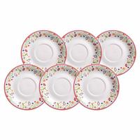 JUMBOUNTERTASSEN Shanti bunt ø 17 cm 6er Set - Multicolor, Keramik (17cm) - Ritzenhoff Breker