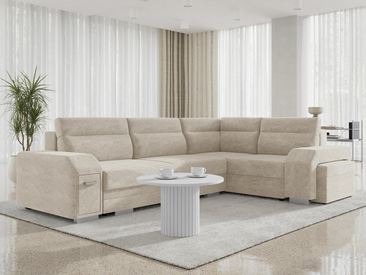 ECKSOFA Alvares, Seite: Rechts - Naturfarben, Holz/Kunststoff (305/205cm) - MIRJAN24