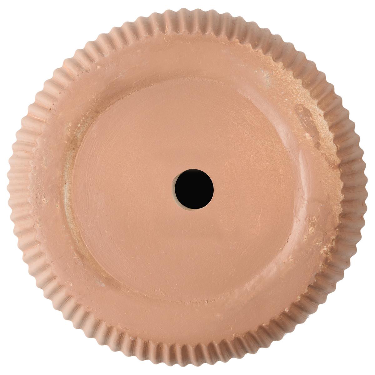 BLUMENKÜBEL Braun Eantio - Braun, Keramik (56cm) - Beliani