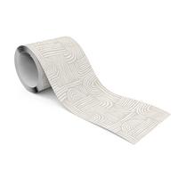 TAPETENBORDÜRE selbstklebend GEOMETRISCHE MUSTER Ornamente im Boho Stil - Beige/Weiß, Papier (10/300/300cm) - Muralo