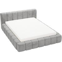 POLSTERBETT Ibiza 180x200 Grau - Naturfarben/Grau, Holz/Textil (180/200cm) - Graingold