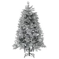 WEIHNACHTSBAUM 180 cm Weiß Foraker - Weiß, Kunststoff (180cm) - Beliani