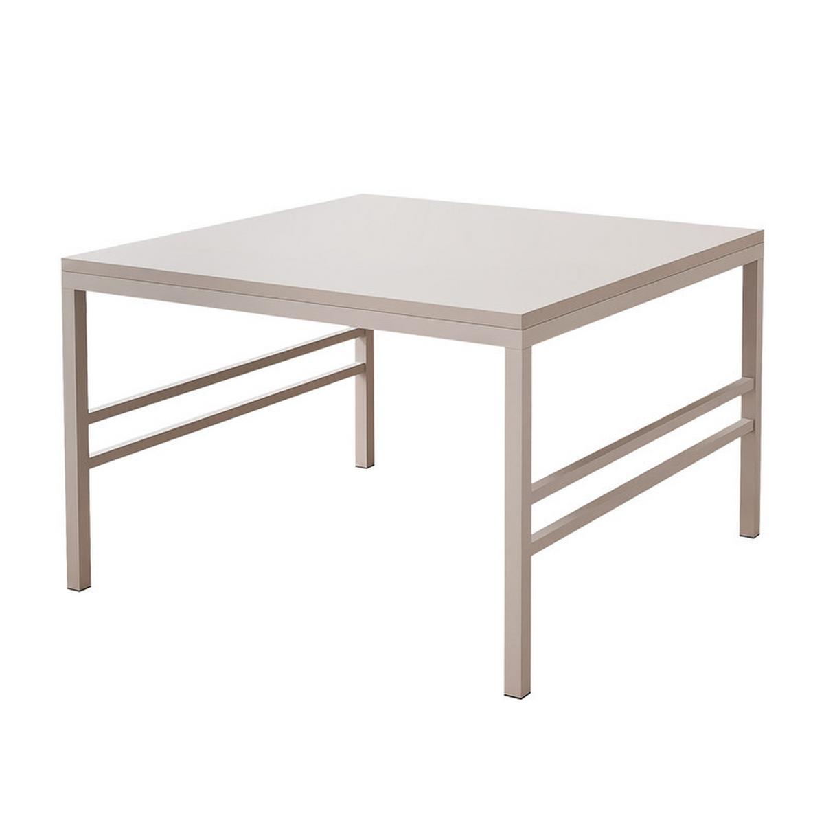 COUCHTISCH FORMA 60/60 cm Quadrat, Kaschmir - Kaschmir, Metall (60/60/40cm) - Idohome