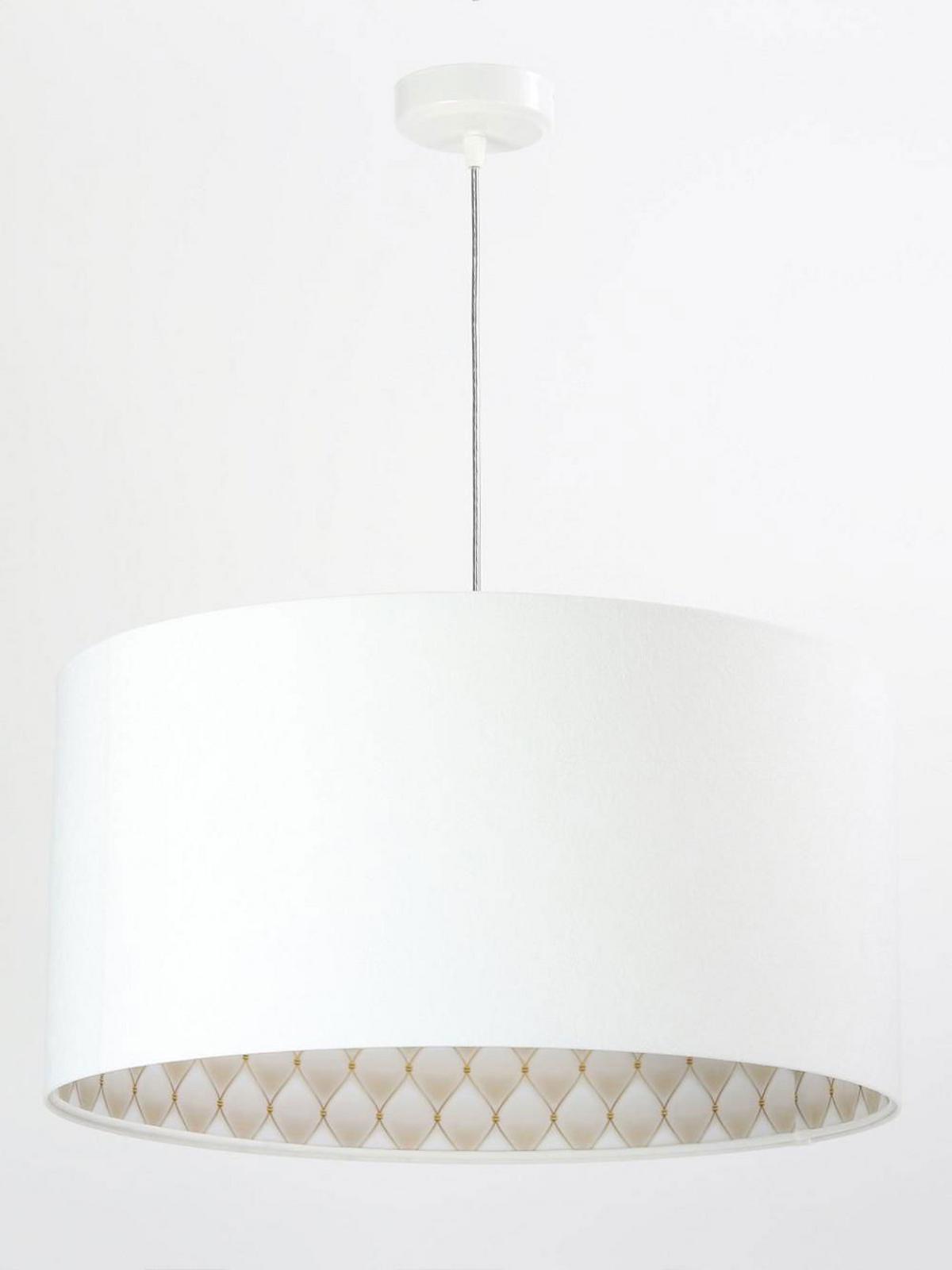 HÄNGELEUCHTE Weiß 60/30 cm - Beige/Weiß, Kunststoff (60/1.1/30cm) - ONZENO