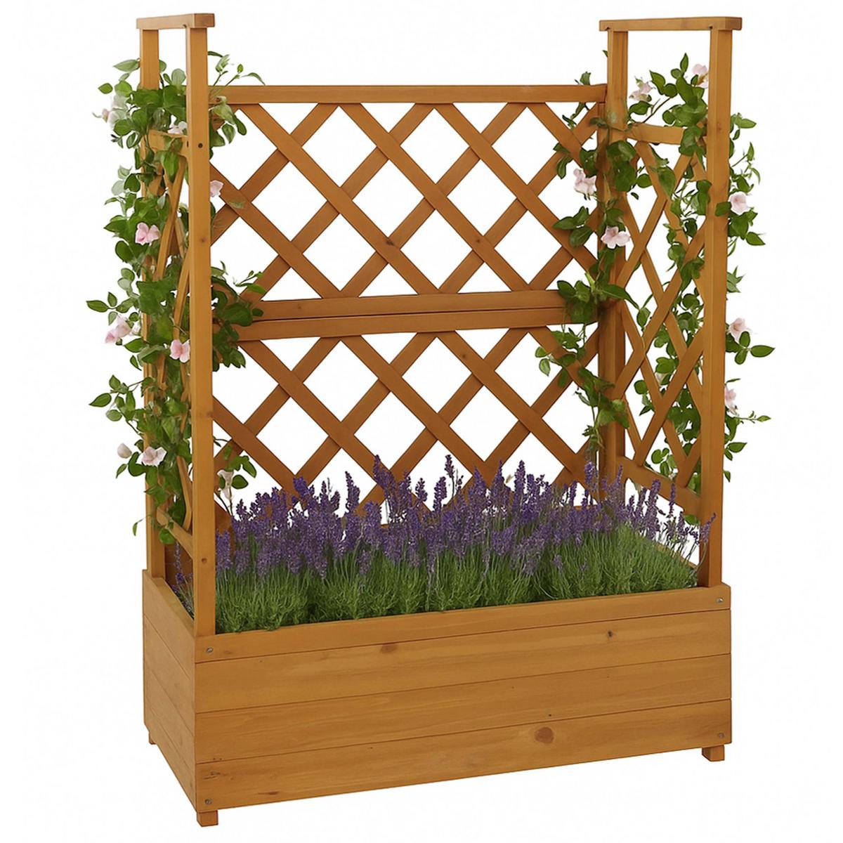 HOCHBEET Braun - Braun, Holz (85/114/44cm) - MCW