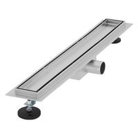 DUSCHRINNE 60cm - Silberfarben, Metall (13.9/7.8/64cm) - LuxeBath