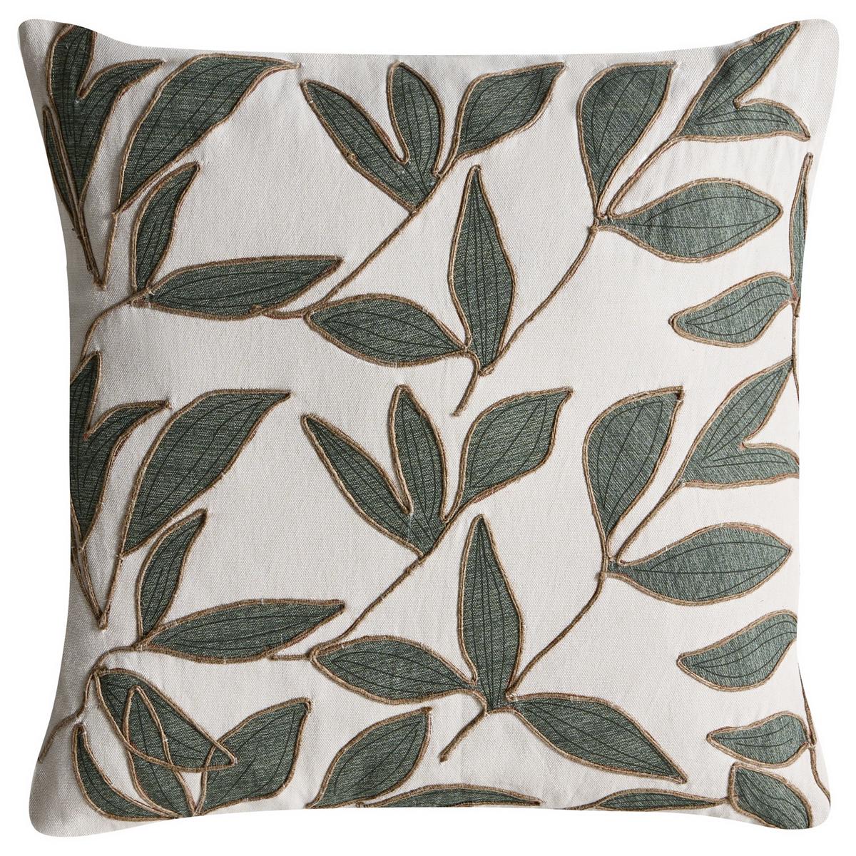 DEKOKISSEN 2er-Set Weiß 45/45 cm Lansium - Weiß, Textil (45/45cm) - Beliani