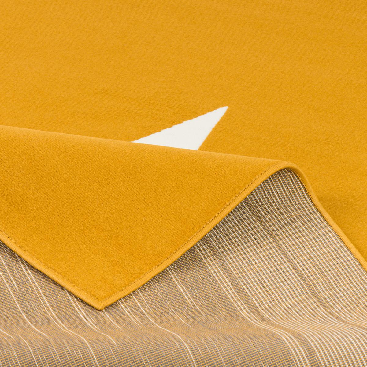 KINDER UND JUGEND TEPPICH TRENDLINE STERN - Currygelb, Textil (160/225cm) - Pergamon