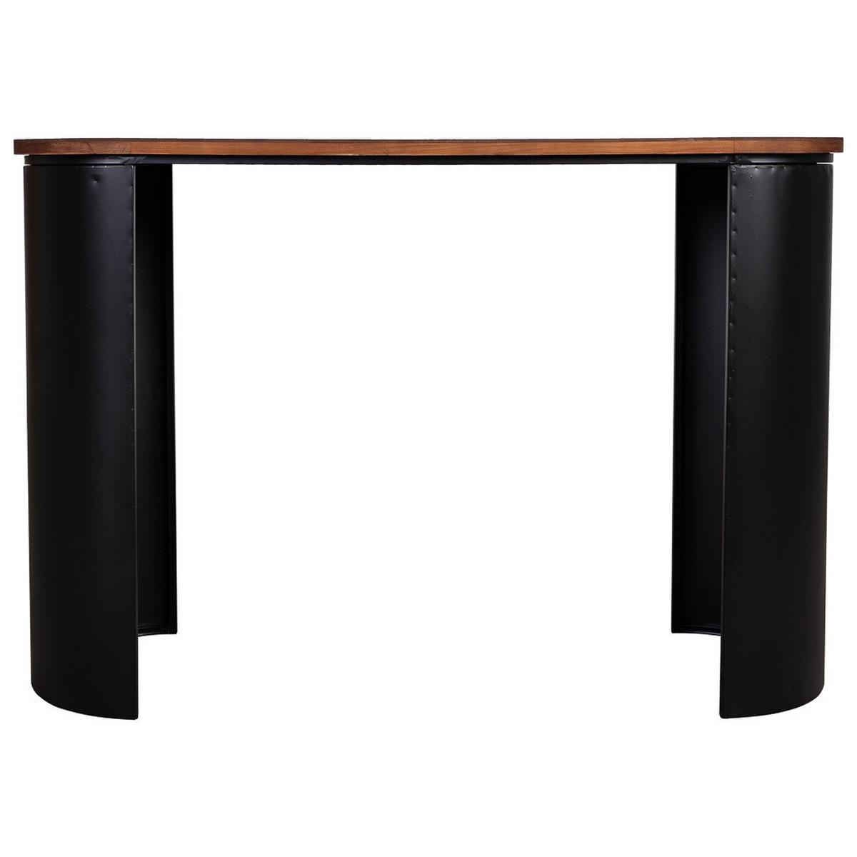 KONSOLENTISCH aus Holz, schwarz, 120x40x80cm - Schwarz, Holz (40/120/79cm) - Wanderlust