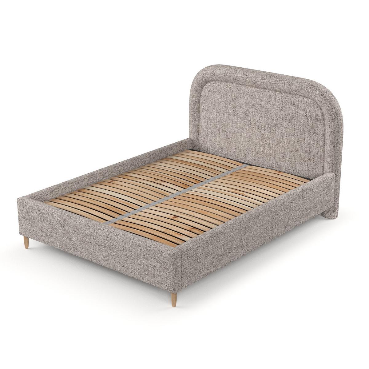 POLSTERBETT Zoya 120/200 cm Beige im Neve Stoff - Beige/Naturfarben, Holz/Holzwerkstoff (120/200cm) - AltaBeds