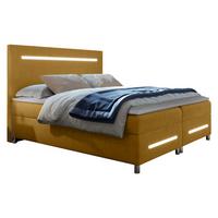 BOXBETT Enter LED - H3 - Gelb, Holz (140/200cm) - MIRJAN24