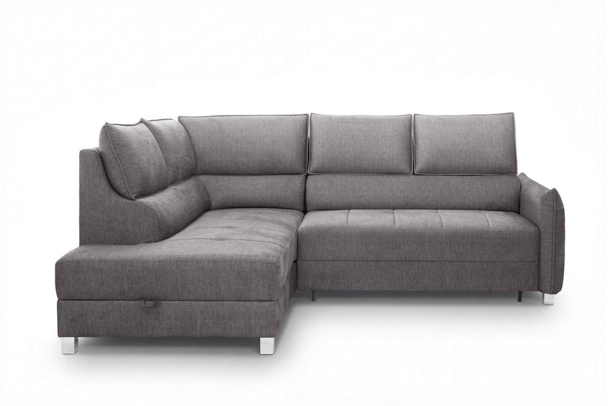 ECKSOFA Marno In Chill Me - Grau, Holzwerkstoff/Textil (200/260cm) - Fun Möbel
