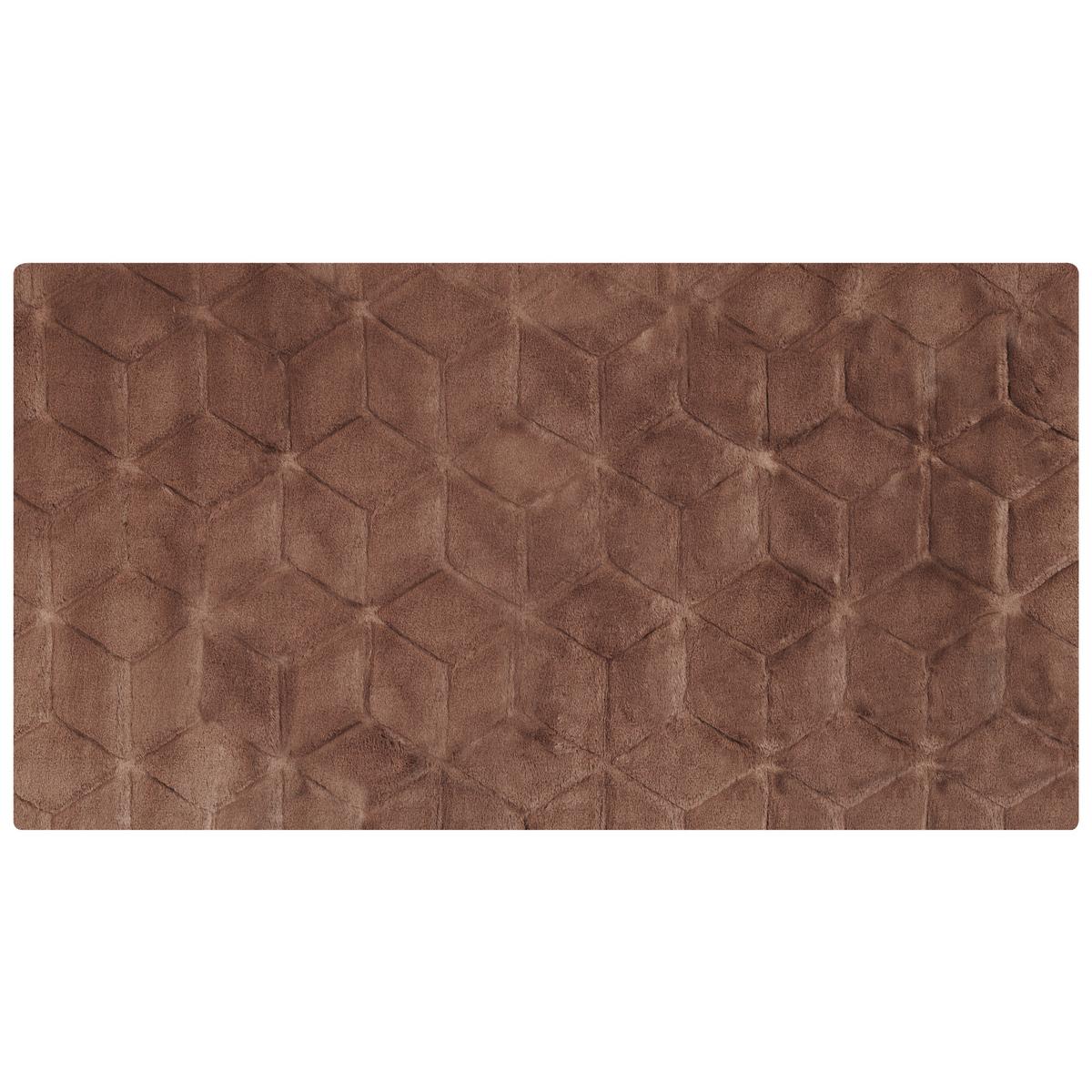 SHAGGY-KUNSTFELLTEPPICH Thatta 150/80 cm - Braun, Kunststoff (80/150cm) - Beliani