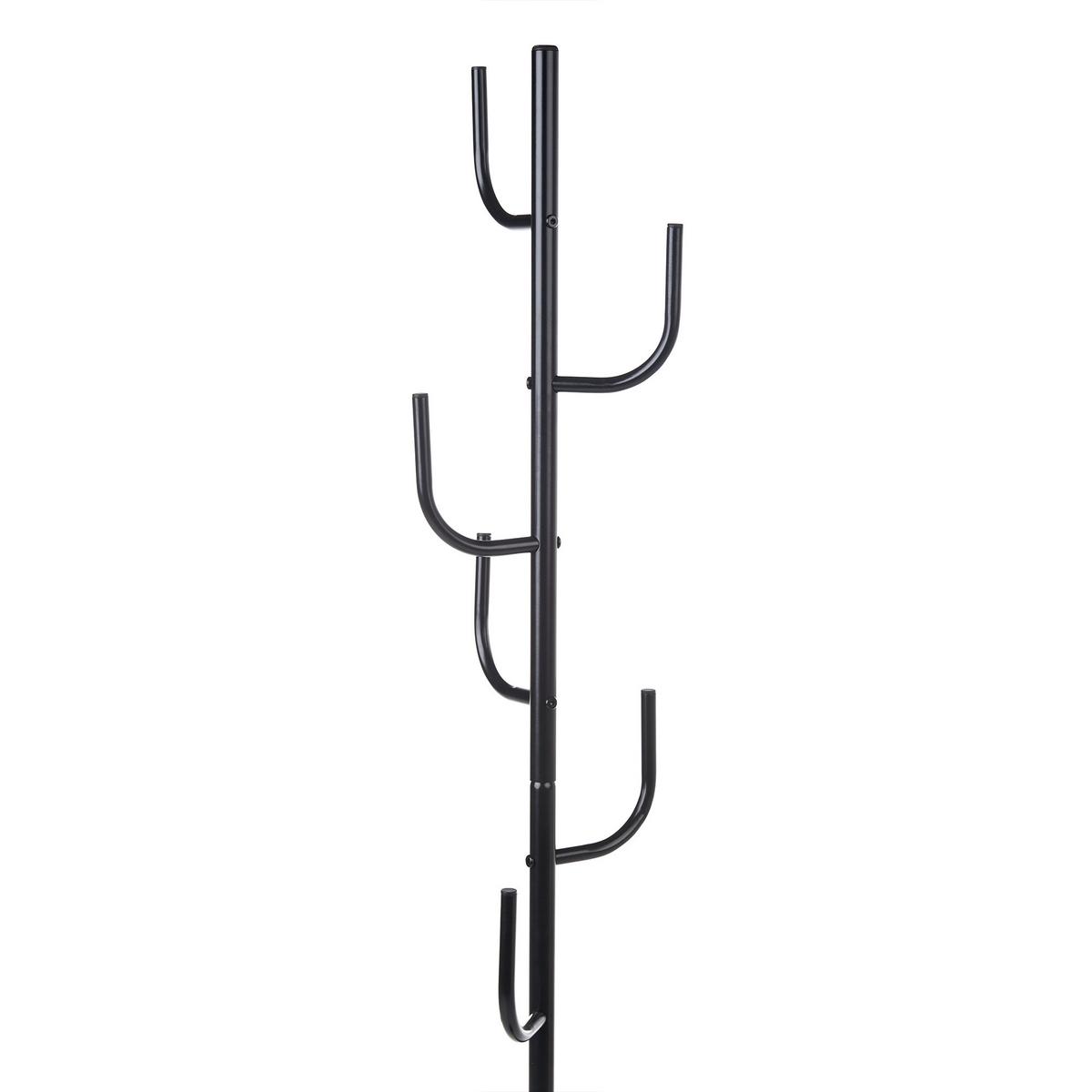 GARDEROBENSTÄNDER Schwarz Flagler - Schwarz, Metall (32/170/32cm) - Beliani