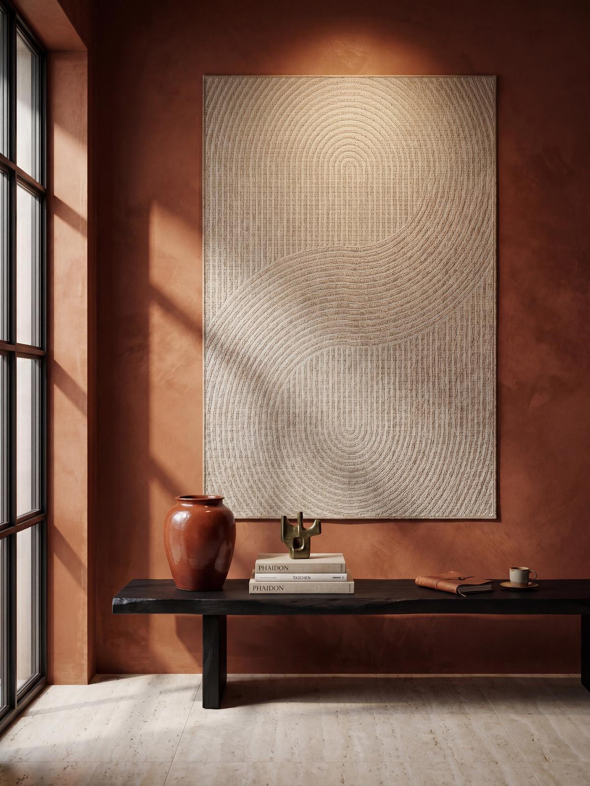 TEPPICHLÄUFER Geometrisch BORNO Polypropylen Beige 80 x 150 cm - Beige, Textil (80/150cm) - KADIMA DESIGN