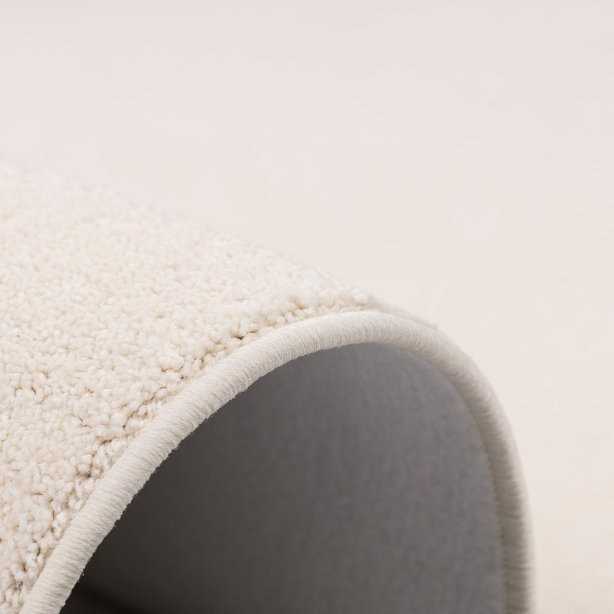 HOCHFLOR VELOURS TEPPICH LUNA - Weiß, Textil (80/200cm) - Snapstyle